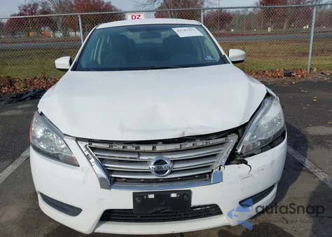 2015 Nissan Sentra S из США, поврежденный, VIN 3N1AB7AP1FY368983